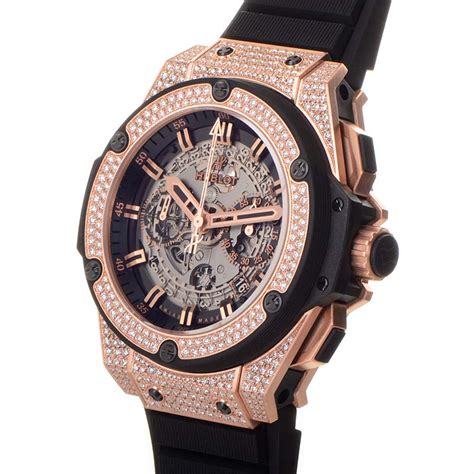 hublot king power unico diamonds price|Hublot king gold 42mm.